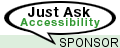 Just Ask Accessibility SPONSOR